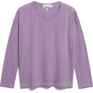 Dames-T-shirt met lange mouwen Armedangels Xianaa Violet M Dames-T-shirt met lange mouwen Armedangels Xianaa Violet M
