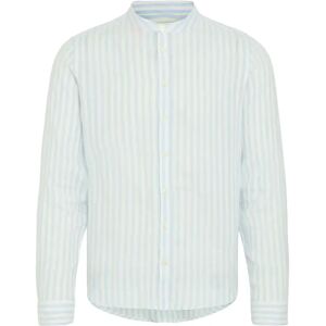 Gestreepte linnen overhemd met lange mouwen Casual Friday Anton Bleu L Gestreepte linnen overhemd met lange mouwen Casual Friday Anton Bleu L