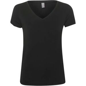 Dames-T-shirt met v-hals CULTURE Poppy Noir 2XL Dames-T-shirt met v-hals CULTURE Poppy Noir 2XL