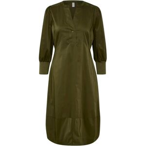 Jurk met 3/4-mouwen voor dames CULTURE Antoinett Vert L Jurk met 3/4-mouwen voor dames CULTURE Antoinett Vert L