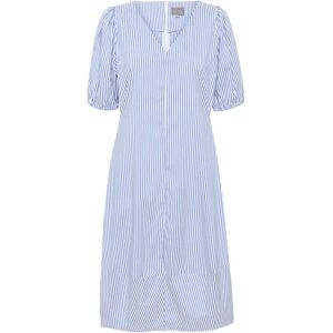 Jurk met pofmouwen voor dames CULTURE Abigail Bleu M Jurk met pofmouwen voor dames CULTURE Abigail Bleu M