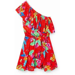 Korte tropische jurk voor dames Desigual Orange S Korte tropische jurk voor dames Desigual Orange S