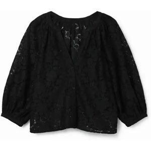Vrouwenblouse Desigual Dharma Noir S Vrouwenblouse Desigual Dharma Noir S