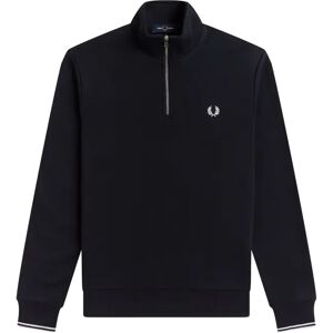 Sweater met halve ritssluiting Fred Perry Bleu XL Sweater met halve ritssluiting Fred Perry Bleu XL