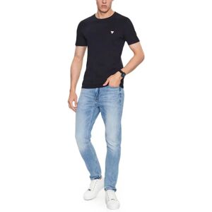 T-shirt met ronde hals Guess Core Bleu XL T-shirt met ronde hals Guess Core Bleu XL