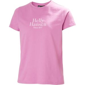 Helly Hansen Dames Core Graphic T-shirt 2.0 - Roze - T-shirt Helly Hansen Dames Core Graphic T-shirt 2.0 - Roze - T-shirt