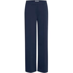 Damesbroek met wijde pijpen Ichi Kate Bleu XL Damesbroek met wijde pijpen Ichi Kate Bleu XL