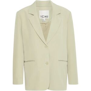 Damesblazer oversized Ichi Lexi Beige 34 Damesblazer oversized Ichi Lexi Beige 34