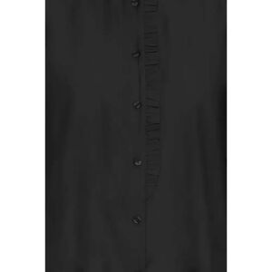 Vrouwenblouse van viscose en polyester Ichi Karlani Noir 34 Vrouwenblouse van viscose en polyester Ichi Karlani Noir 34