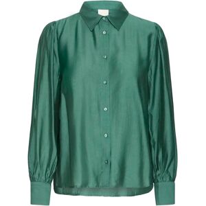 Dameshemd met lange mouwen Ichi Karlani 2 Vert 40 Dameshemd met lange mouwen Ichi Karlani 2 Vert 40