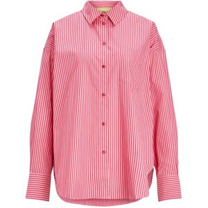 Dameshemd in popeline met lange mouwen Jack & Jones Jamie Relaxed Rouge S Dameshemd in popeline met lange mouwen Jack & Jones Jamie Relaxed Rouge S