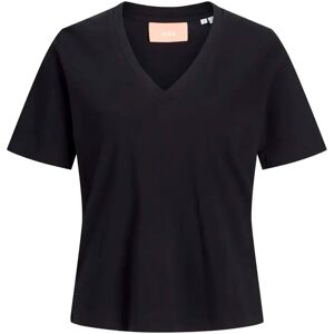 Dames-T-shirt met v-hals Jack & Jones Annie Noir S Dames-T-shirt met v-hals Jack & Jones Annie Noir S