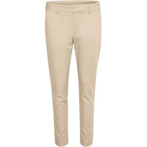 Damesbroek 7/8 chino KAFFE Lea Beige 36 Damesbroek 7/8 chino KAFFE Lea Beige 36