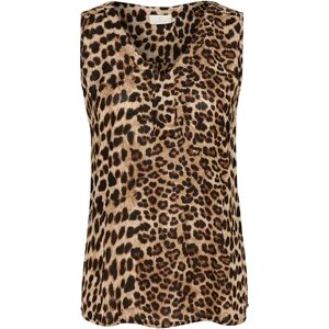 Bedrukte damestanktop KAFFE Amber Beige 34 Bedrukte damestanktop KAFFE Amber Beige 34
