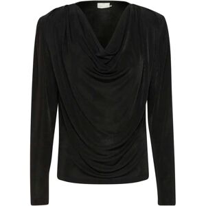 Dames jersey blouse KAFFE Gina Noir L Dames jersey blouse KAFFE Gina Noir L