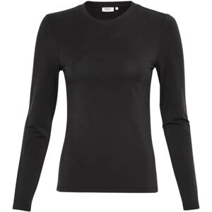 Dames-T-shirt met lange mouwen Moss Copenhagen Betrina Noir XS/S Dames-T-shirt met lange mouwen Moss Copenhagen Betrina Noir XS/S