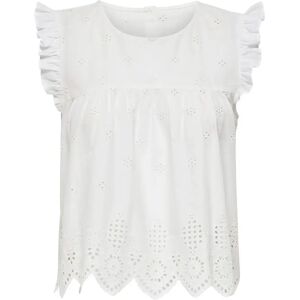 Dames mouwloos T-shirt Only Silla Blanc 36 Dames mouwloos T-shirt Only Silla Blanc 36