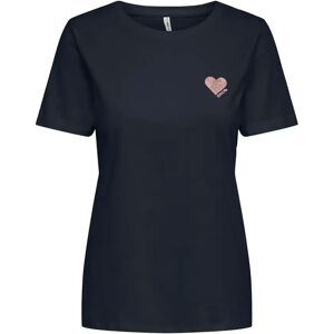 Dames-T-shirt Only Kita Life Bleu L Dames-T-shirt Only Kita Life Bleu L