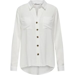 Dameshemd met lange mouwen Only Yasmin Blanc XL Dameshemd met lange mouwen Only Yasmin Blanc XL