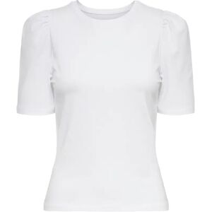 Dames-T-shirt Only JRS Live Love Blanc M Dames-T-shirt Only JRS Live Love Blanc M