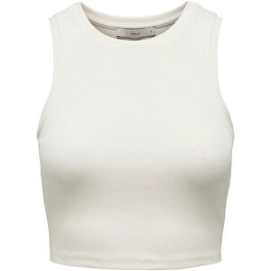 Tanktop court vrouwen Only JRS Vilma Blanc L Tanktop court vrouwen Only JRS Vilma Blanc L