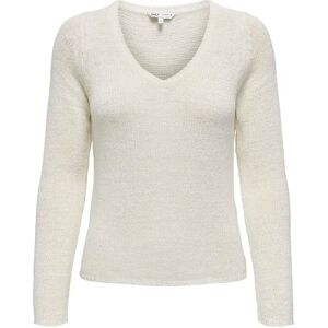 V-hals trui voor vrouwen Only Geena Blanc XL V-hals trui voor vrouwen Only Geena Blanc XL
