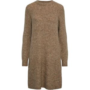 Damesjurk met lange o-hals Pieces Ellen Marron L Damesjurk met lange o-hals Pieces Ellen Marron L