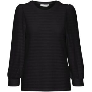 Dames-T-shirt met 3/4 mouwen Pulz Jeans Jane Noir 2XL Dames-T-shirt met 3/4 mouwen Pulz Jeans Jane Noir 2XL