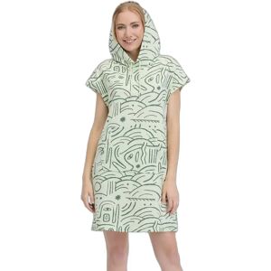 Dames t-shirt jurk met capuchon Ragwear Chyca Print Bleu S Dames t-shirt jurk met capuchon Ragwear Chyca Print Bleu S