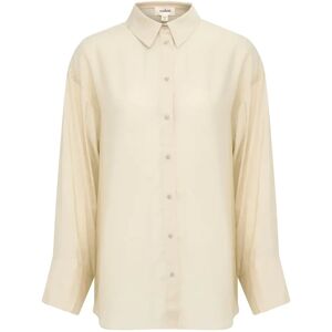 Damesblouse met lange mouwen Soaked in Luxury Leodora Beige XS Damesblouse met lange mouwen Soaked in Luxury Leodora Beige XS