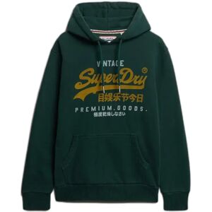 Hoodie Superdry Vintage Logo Duo Classic Vert M Hoodie Superdry Vintage Logo Duo Classic Vert M