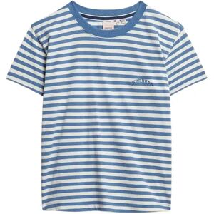 Strand T-shirt voor dames met strepen Superdry Essential Logo Bleu L Strand T-shirt voor dames met strepen Superdry Essential Logo Bleu L