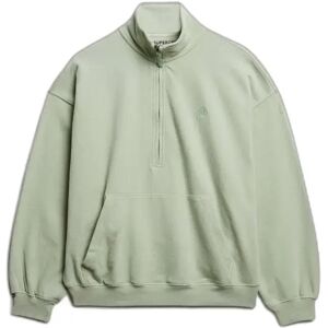 Dames sweatshirt met 1/2 rits Superdry Studios Vert M Dames sweatshirt met 1/2 rits Superdry Studios Vert M