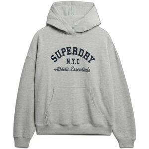 Dames Hoodie Superdry Athletic Essentials Relax Gris S Dames Hoodie Superdry Athletic Essentials Relax Gris S
