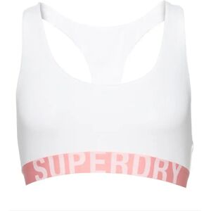 Grote bh met logo in biokatoen voor dames Superdry Blanc 42 Grote bh met logo in biokatoen voor dames Superdry Blanc 42