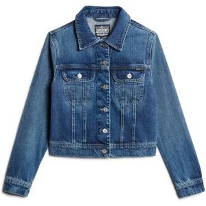 Slim-fit spijkerjack voor dames Superdry Bleu XS Slim-fit spijkerjack voor dames Superdry Bleu XS