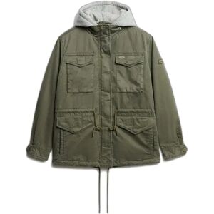 Damesjack met capuchon Superdry Borg Military Vert 2XS Damesjack met capuchon Superdry Borg Military Vert 2XS