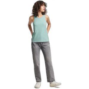 Geborduurde biokatoenen tanktop voor dames Superdry Vintage Logo Turquoise S Geborduurde biokatoenen tanktop voor dames Superdry Vintage Logo Turquoise S