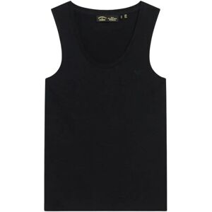 Laag uitgesneden damestanktop Superdry Noir S Laag uitgesneden damestanktop Superdry Noir S
