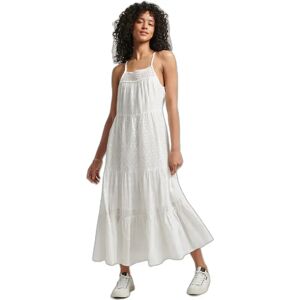 Lang kanten hemdje Superdry Vintage Blanc S Lang kanten hemdje Superdry Vintage Blanc S