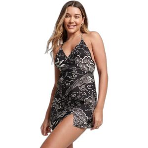 Vrouwen ottoman babydoll jurk Superdry Noir S Vrouwen ottoman babydoll jurk Superdry Noir S