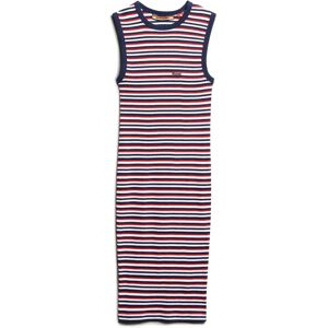 Strakke damesjurk Superdry Bleu XL Strakke damesjurk Superdry Bleu XL