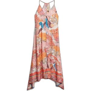 Jurk met jacquardprint en puntige zoom voor dames Superdry Rose S Jurk met jacquardprint en puntige zoom voor dames Superdry Rose S