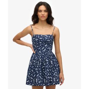 Korte jurk met korsetstijl voor vrouwen Superdry Cami Bleu S Korte jurk met korsetstijl voor vrouwen Superdry Cami Bleu S