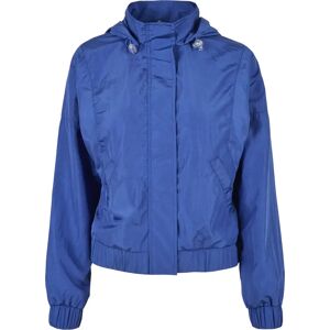 Waterdicht damesjack Urban Classics oversized shiny Bleu XS Waterdicht damesjack Urban Classics oversized shiny Bleu XS