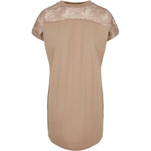Damesjurk in kant Urban Classics Tee Beige S Damesjurk in kant Urban Classics Tee Beige S