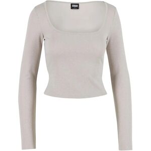 Hoodie crop top met lange mouwen voor dames Urban Classics Blanc S Hoodie crop top met lange mouwen voor dames Urban Classics Blanc S