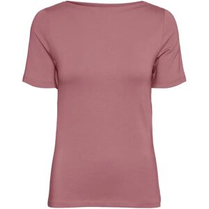 Dames-T-shirt met 3/4 mouwen Vero Moda Panda Modal Rose M Dames-T-shirt met 3/4 mouwen Vero Moda Panda Modal Rose M