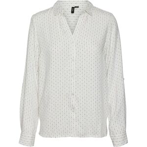 Damesblouse met lange mouwen Vero Moda Goris Beige XS Damesblouse met lange mouwen Vero Moda Goris Beige XS