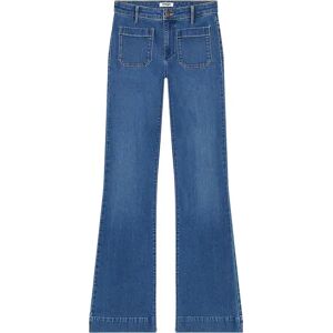 Vrouwelijke Flared Jeans Wrangler Storm Bleu 28x32 Vrouwelijke Flared Jeans Wrangler Storm Bleu 28x32